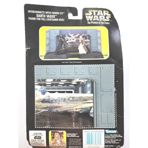 Star Wars Ben Obi-Wan Kenobi 1996 Kenner The Power of the Force SW6 - Picture 3 of 3